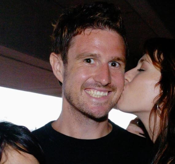 Amy Williamson with her ex-boyfriend, Wil Anderson